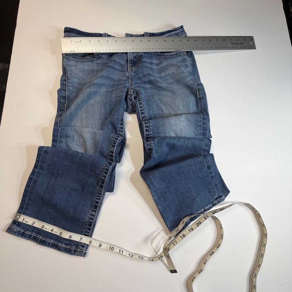 BKE Denim Payton Classic Straight Jeans Women's 27x33.5 Mid Rise Stretch Y2K